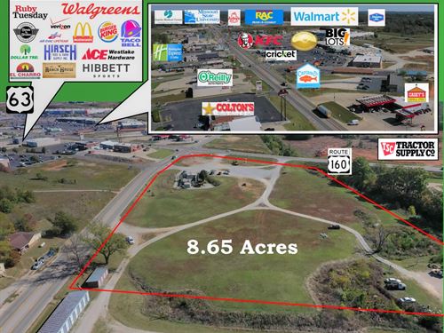 Prime Commercial West Plains Retail : West Plains : Howell County : Missouri