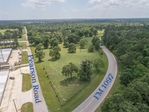 1.5 Acres, Commercial Corner, FM : Montgomery : Texas