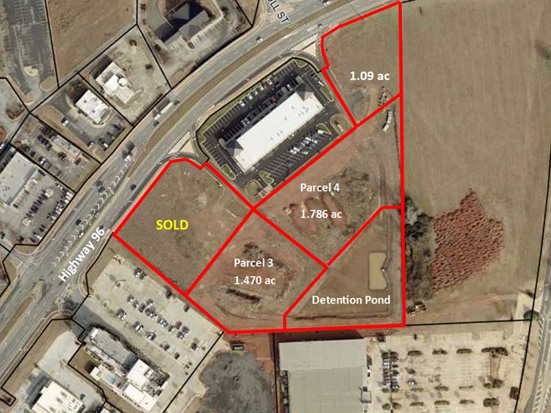 Commercial Lot Hwy 96 : Warner Robins : Houston County : Georgia