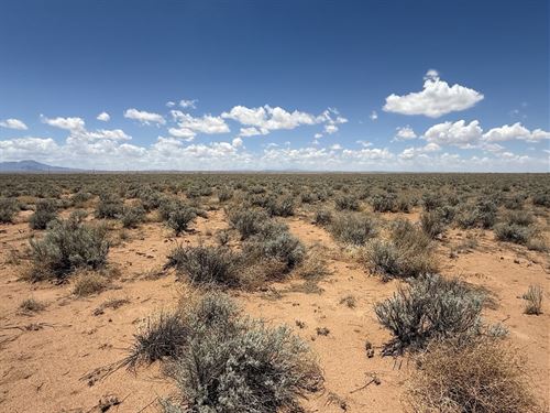 Land with Stunning New Mexico Views : Belen : Valencia County : New Mexico