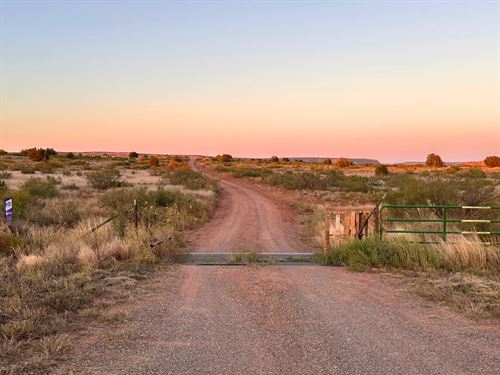 Pizza Shaped Lot with Power : Garita : San Miguel County : New Mexico