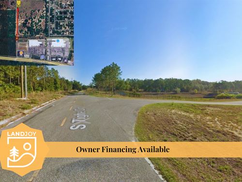 Easy to Access Lot, $216/Mo : Inverness : Citrus County : Florida