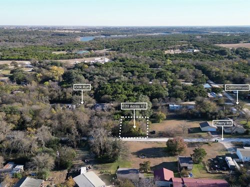 .23Ac Double Lot, Build 2 Homes : Whitney : Hill County : Texas