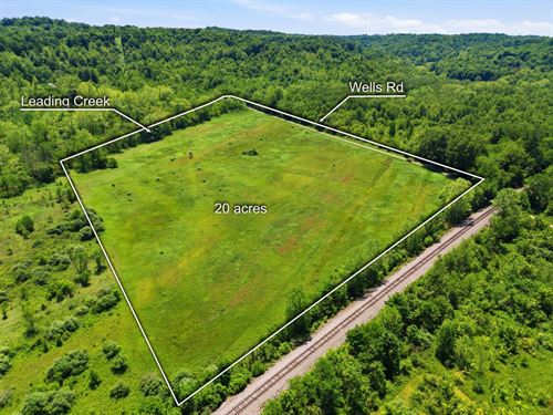 Wells Rd, 20 Acres : Middleport : Meigs County : Ohio