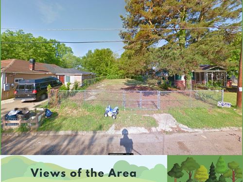 Tiny House Lot with A Fence : Jackson : Hinds County : Mississippi