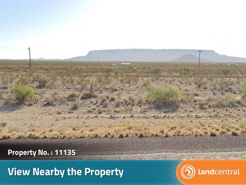 Five Flat Acres in Western Texas : Brewster : Brewster County : Texas