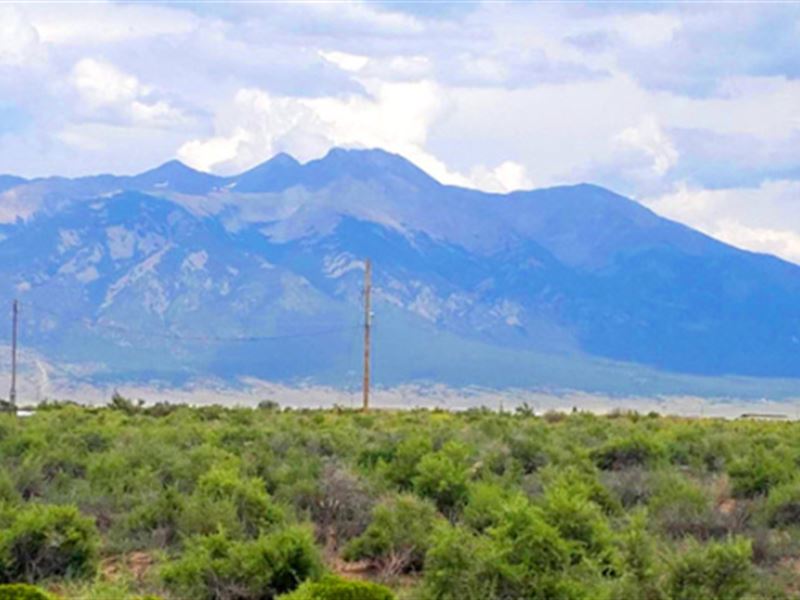 1.12 Acres Beautiful Mountain Views : Alamosa : Alamosa County : Colorado