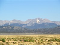 4.73 Acres with Blanca Peak Views : Blanca : Costilla County : Colorado