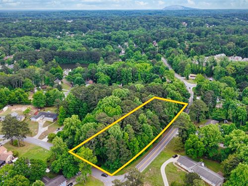 1.5 Acre Corner Lot Asphalt Road : Norcross : Gwinnett County : Georgia