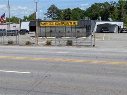 Retail Auto Body Shop Available : Warner Robins : Houston County : Georgia