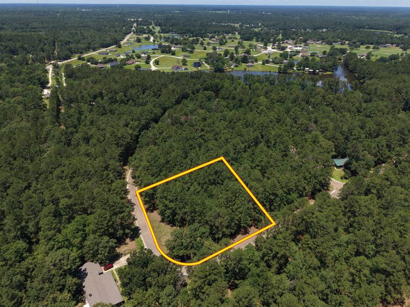 Gated Wooded Lot Near Lake in TX : Trinity : Trinity County : Texas