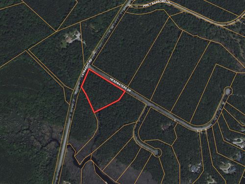 Water Access Lot with Boat Ramp : Oriental : Pamlico County : North Carolina