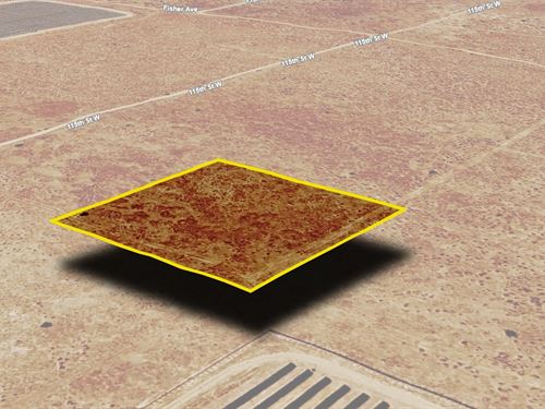 Rosamond Land for $421.70/Mo : Rosamond : Kern County : California