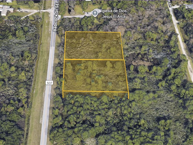 With Road Frontage in Malabar, FL : Malabar : Brevard County : Florida