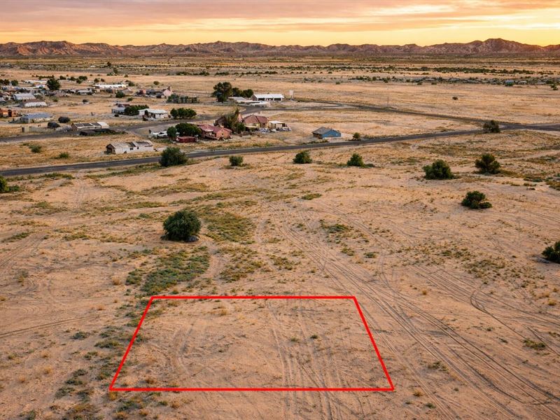 .32 Acre Flat Lot Near Homes, $25 : Eloy : Pinal County : Arizona