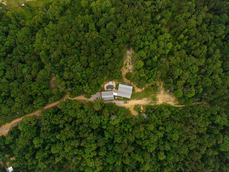A Home on 9.4 Acres in Copiah Count : Crystal Springs : Copiah County : Mississippi